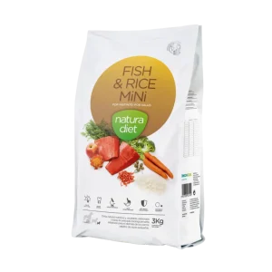 Natura Diet Pienso Fish & Rice Mini para Perros